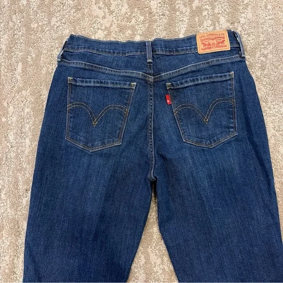Womens Levi’s 505 Jeans Straight Leg Long Tall Stretch Size 6 (28Wx34L) - Picture 9 of 14